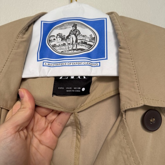 Zara Trench Coat size S - Picture 4 of 5